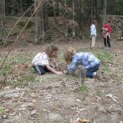 WRP Kids Planting Trees
